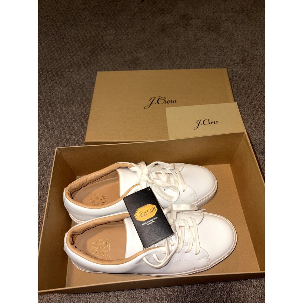 White Leather Men's Sneakers - 7.5 New with Box and Tags